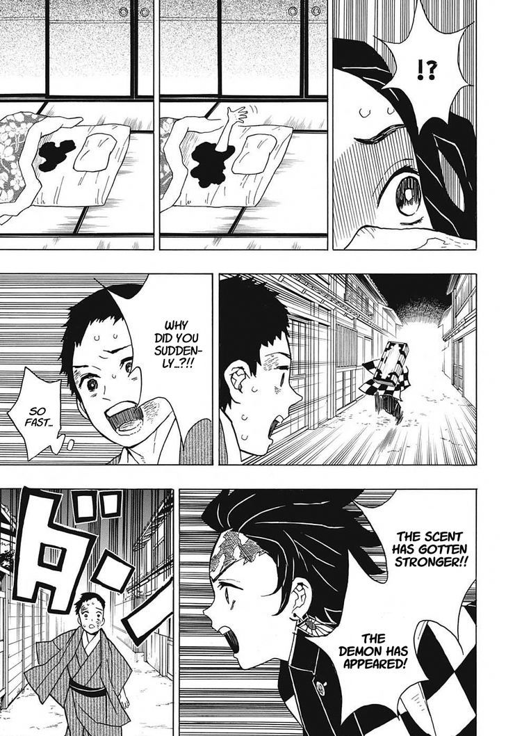 Demon Slayer Manga Chapter 10 page 9 - Kidnapper's Bog