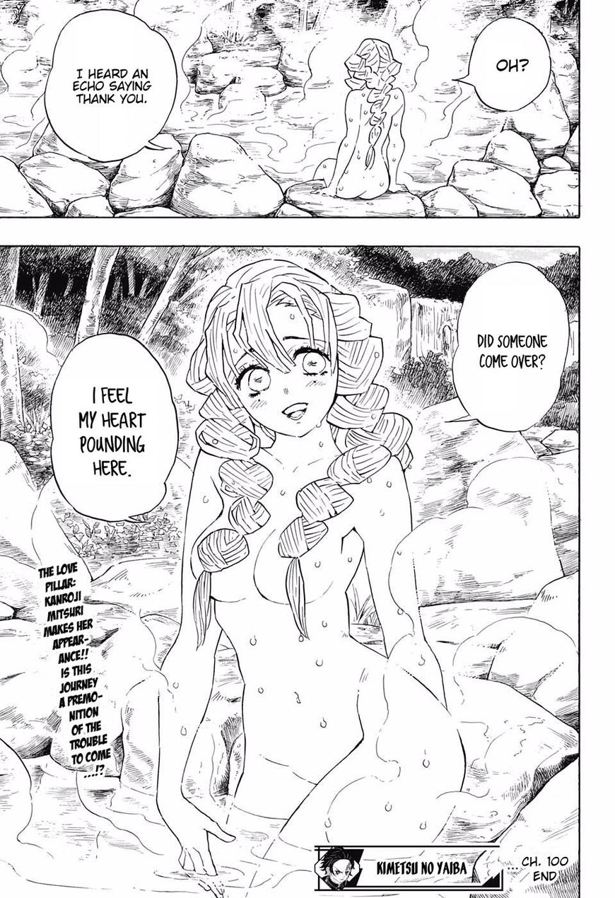 Demon Slayer Manga Chapter 100 page 22 - Go to the Village!