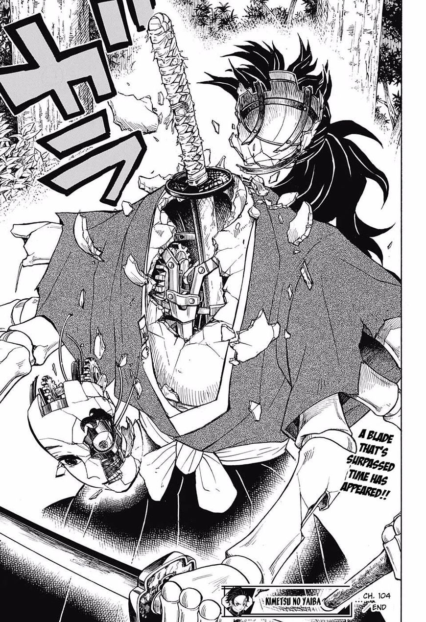 Demon Slayer Manga Chapter 104 page 19 - Kotetsu