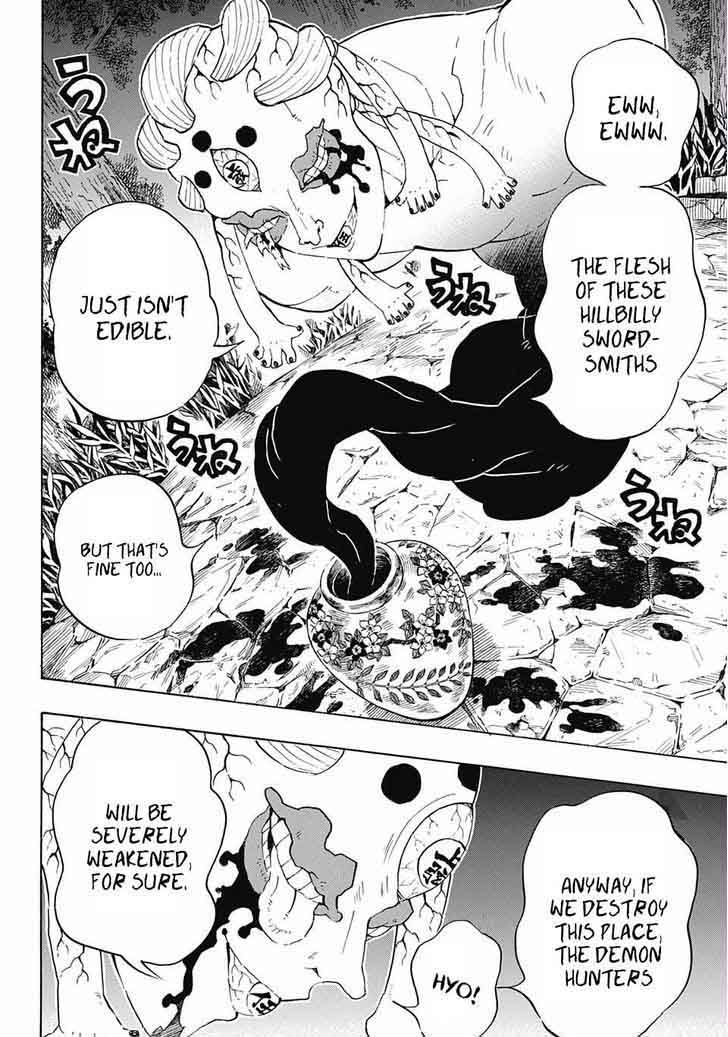 Demon Slayer Manga Chapter 105 page 18 - Something Came Out