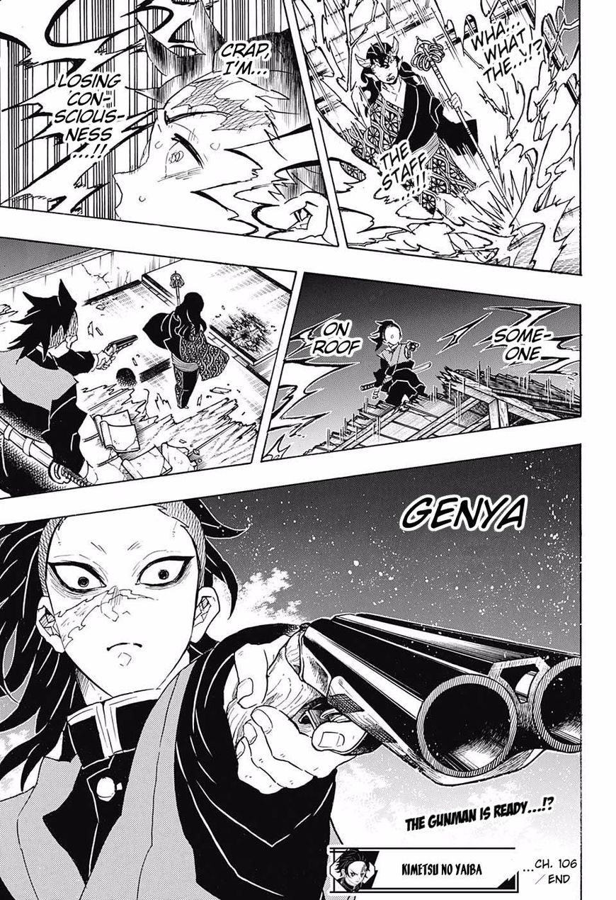 Demon Slayer Manga Chapter 106 page 21 - Enemy Attack