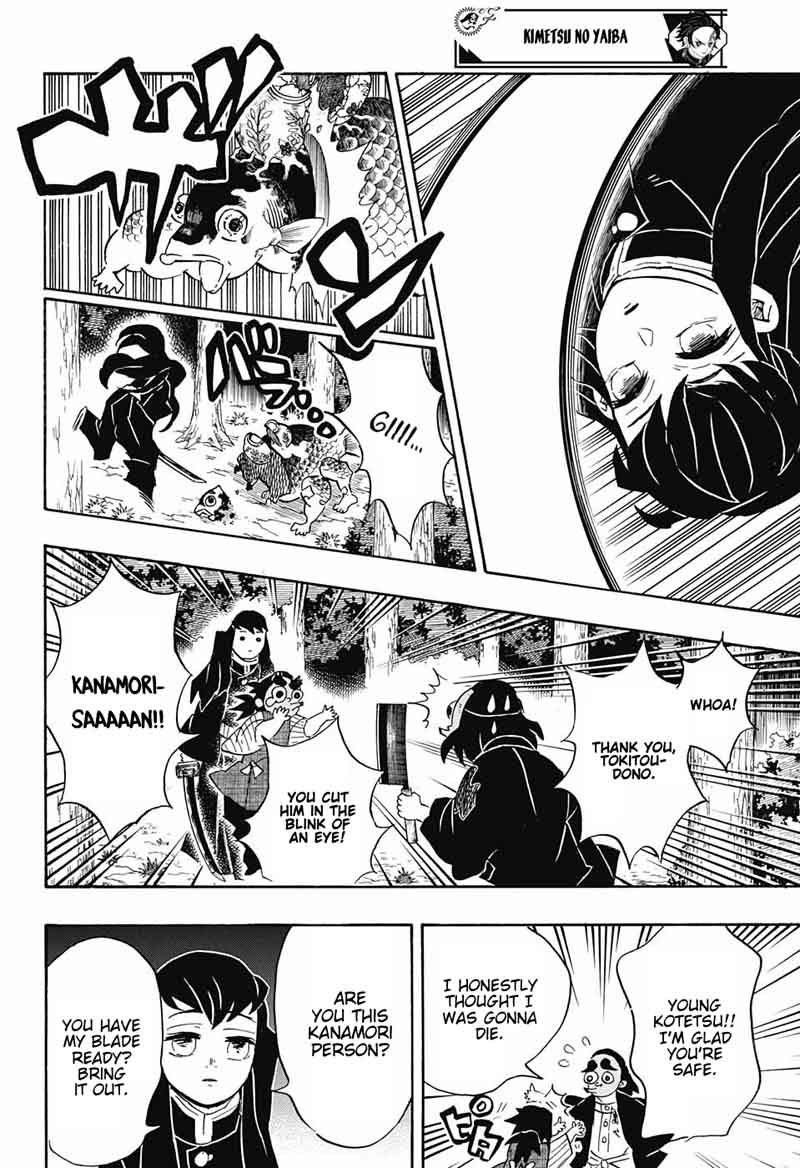 Demon Slayer Manga Chapter 110 page 16 - Sneaking Around