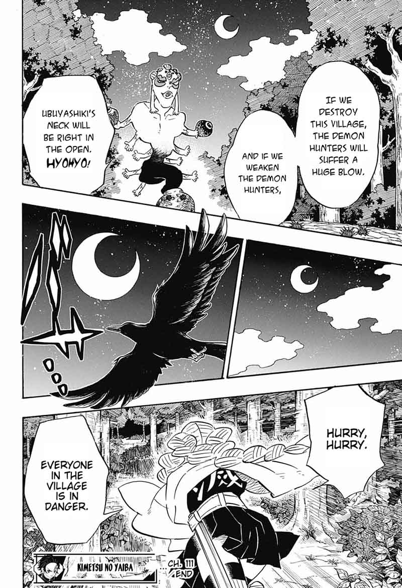 Demon Slayer Manga Chapter 111 page 20 - Pretentious Artist