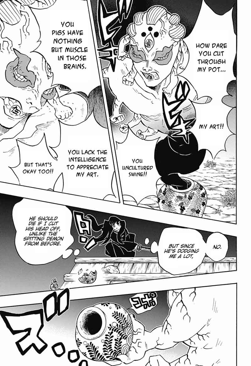 Demon Slayer Manga Chapter 111 page 9 - Pretentious Artist