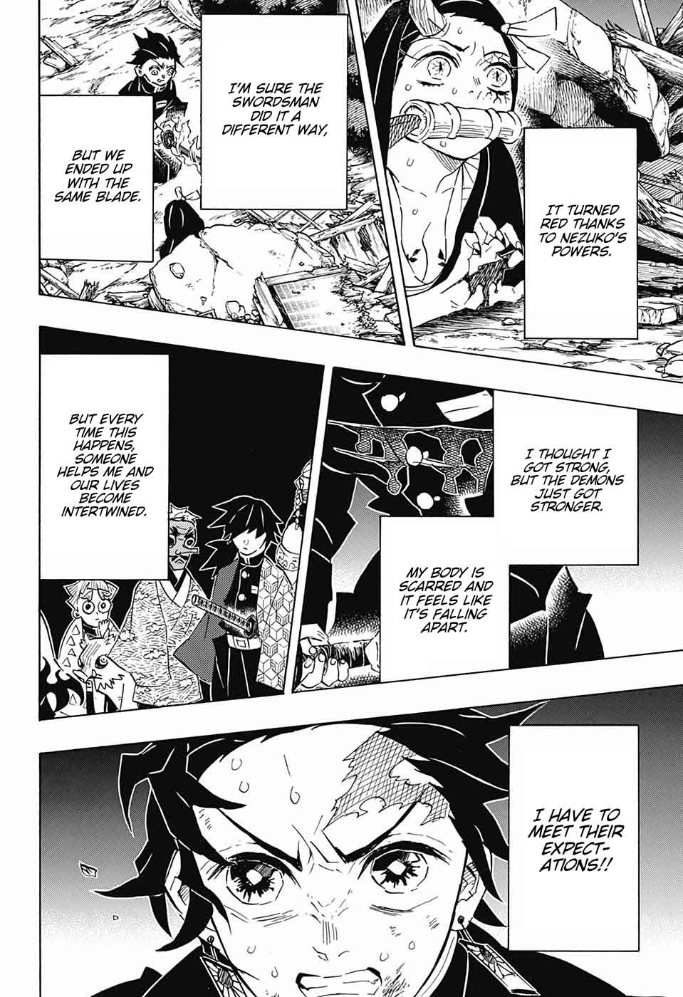 Demon Slayer Manga Chapter 113 page 4 - Bright Red Blade