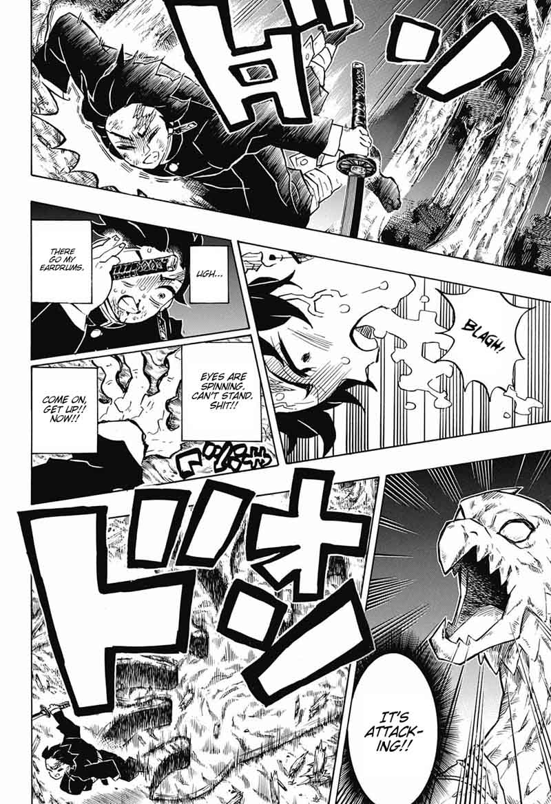 Demon Slayer Manga Chapter 122 page 10 - A Passing Moment of Excitement
