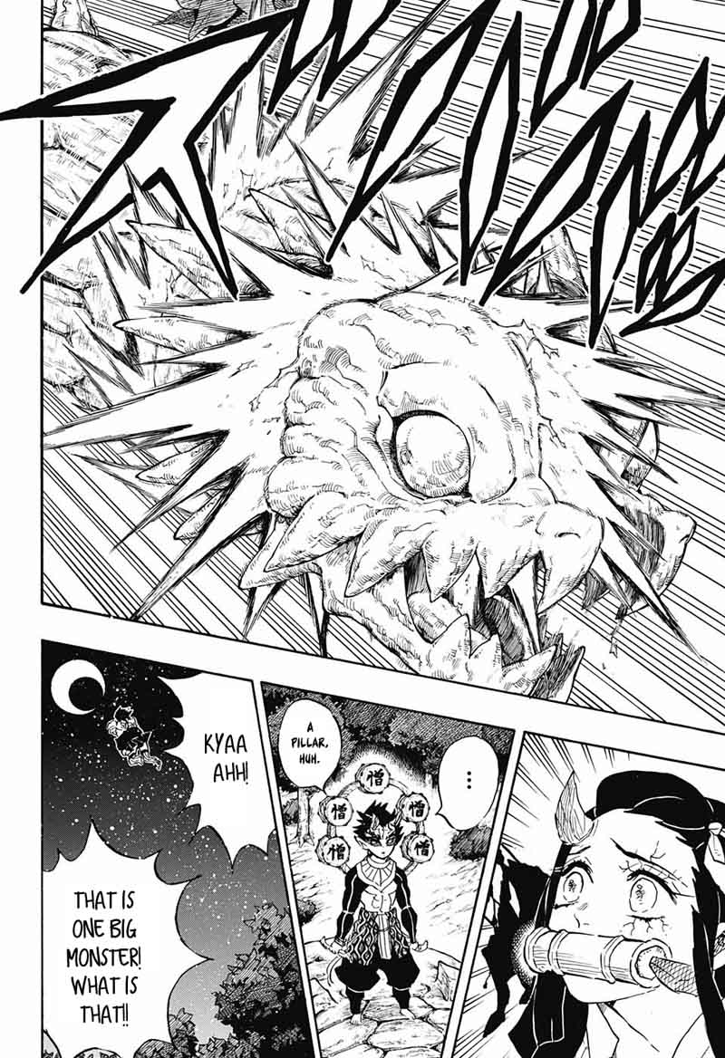 Demon Slayer Manga Chapter 122 page 14 - A Passing Moment of Excitement