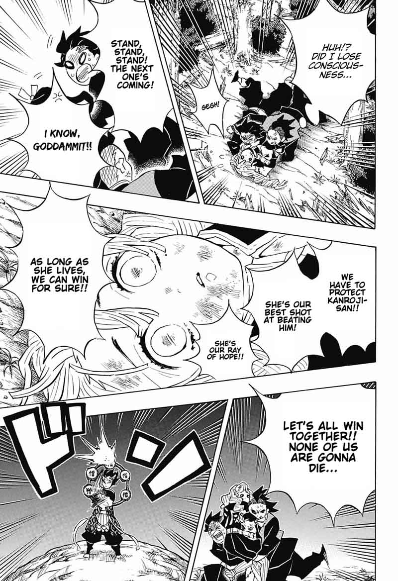 Demon Slayer Manga Chapter 123 page 17 - Mitsuri Kanroji's Life Passes Before Her Eyes