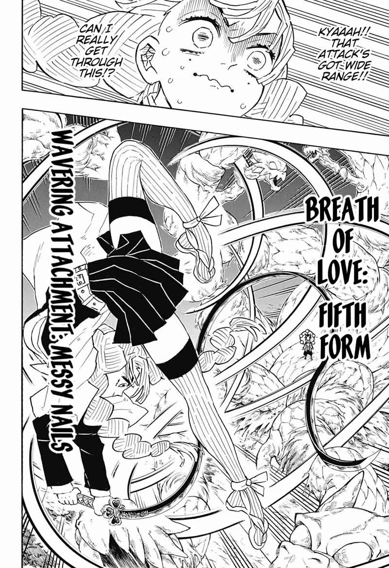 Demon Slayer Manga Chapter 123 page 6 - Mitsuri Kanroji's Life Passes Before Her Eyes