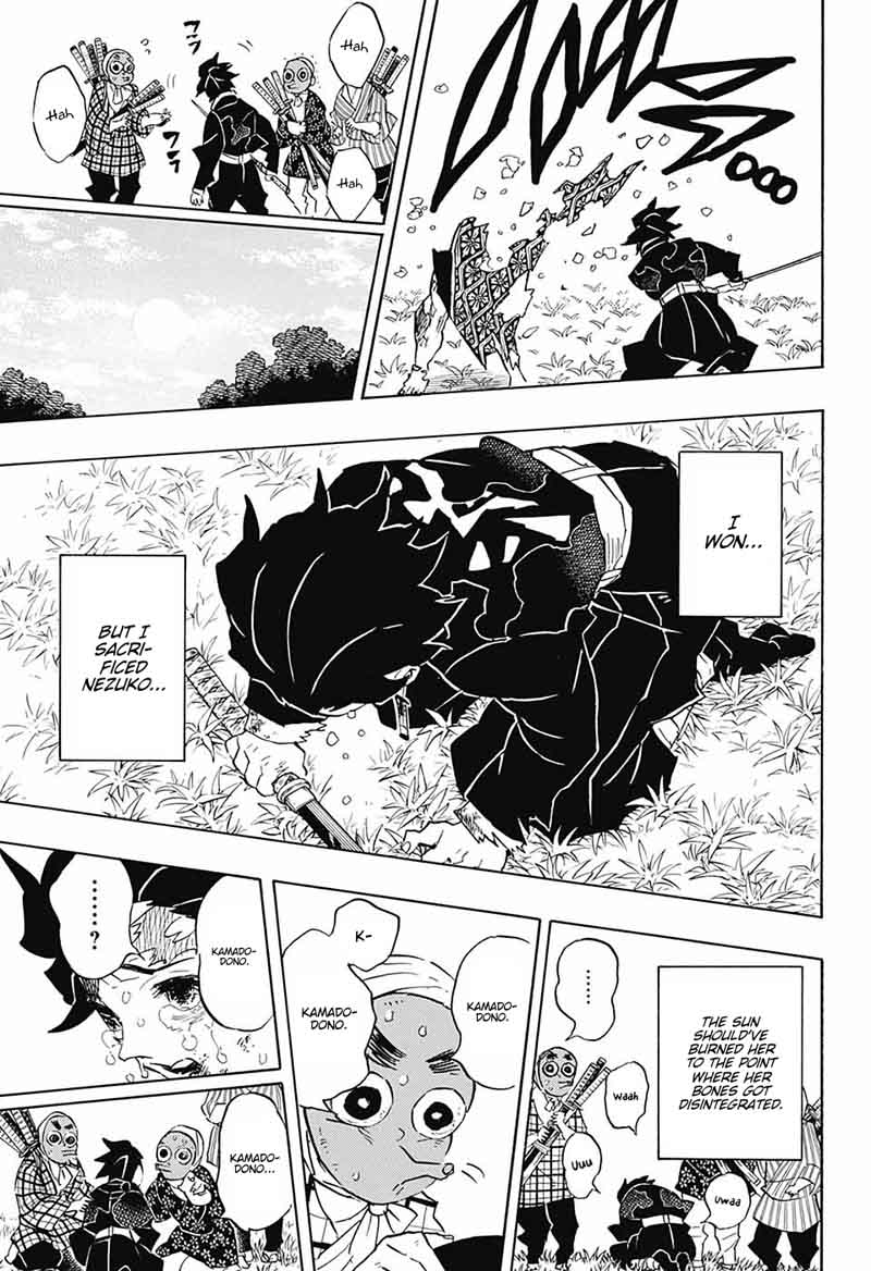 Demon Slayer Manga Chapter 126 page 16 - Daybreak and First Light