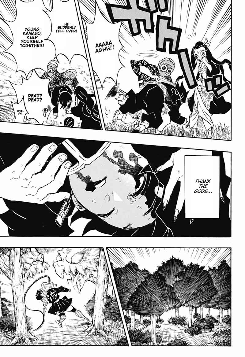 Demon Slayer Manga Chapter 127 page 7 - The Rumble of Victory