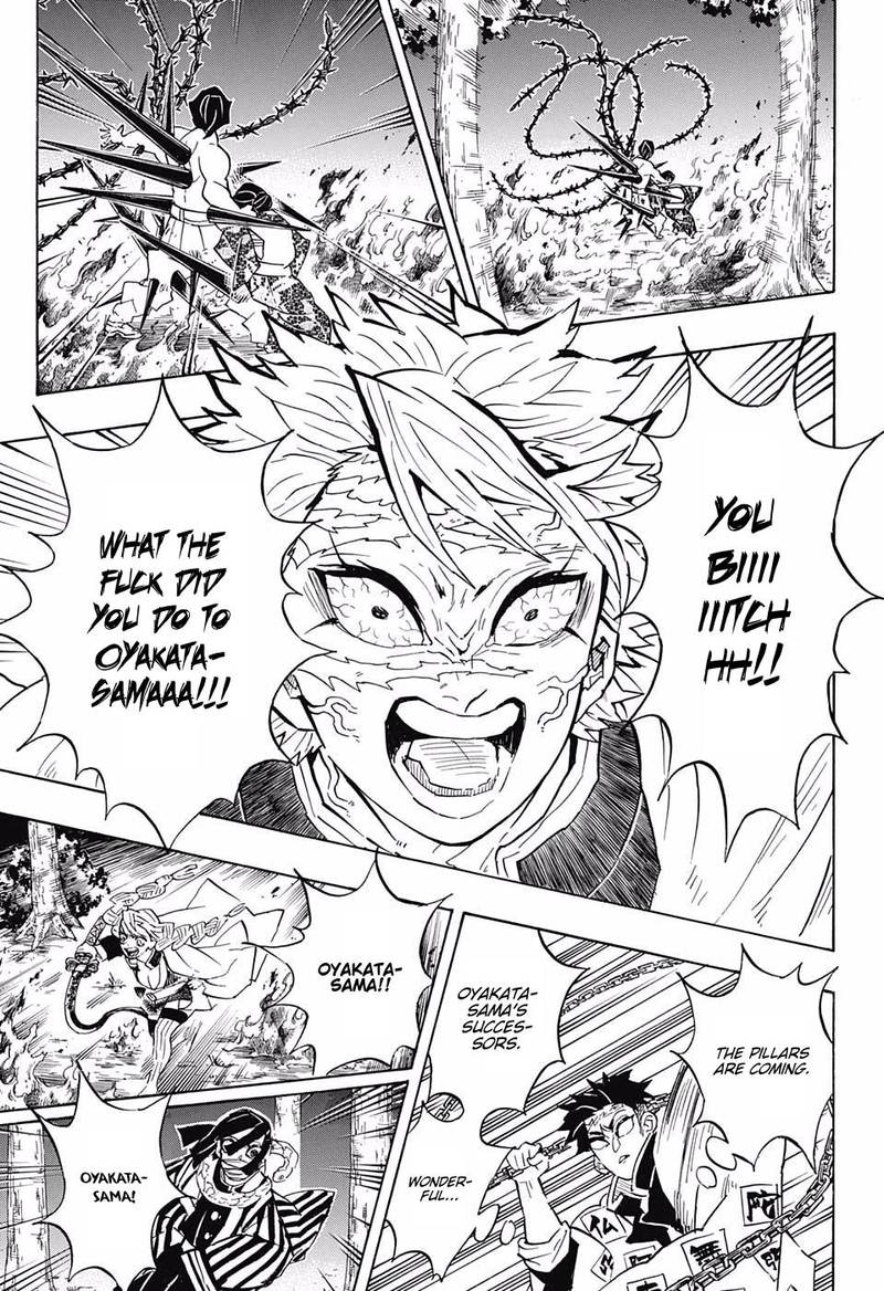 Demon Slayer Manga Chapter 139 page 9 - Falling