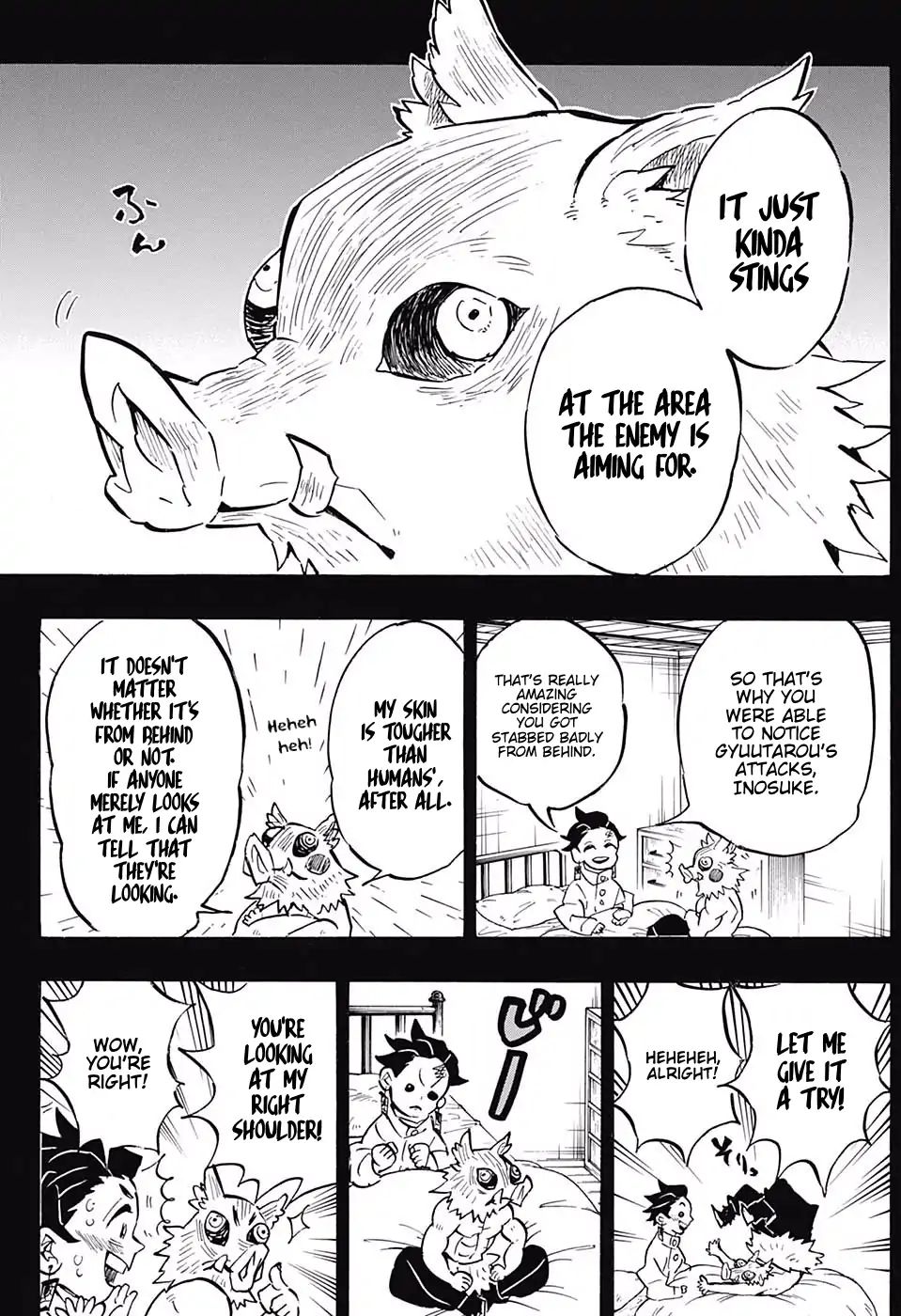 Demon Slayer Manga Chapter 150 page 11 - Noticing