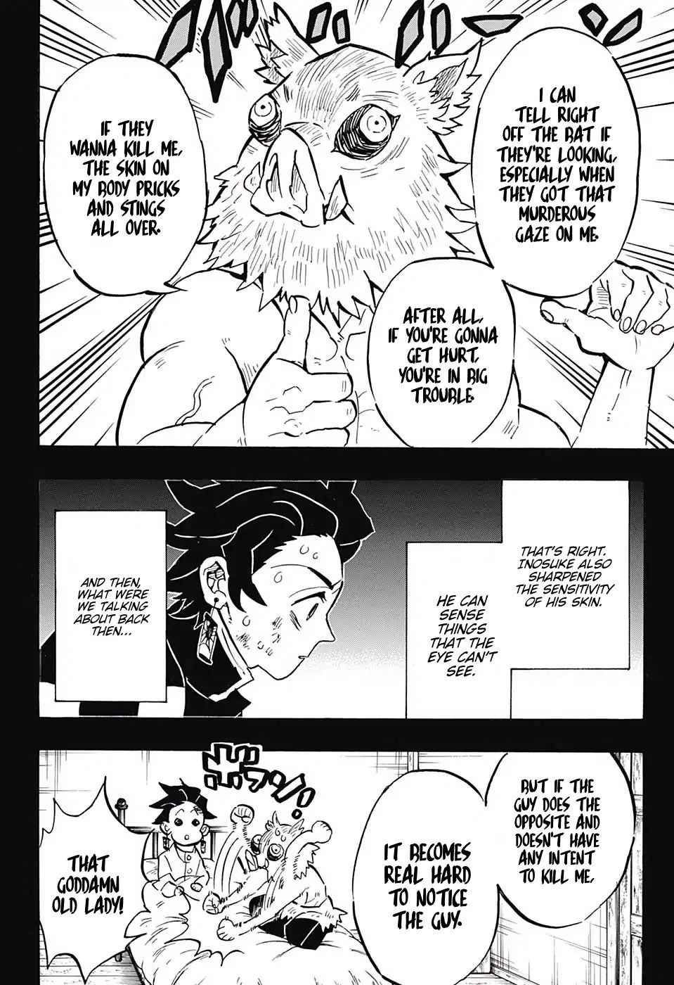 Demon Slayer Manga Chapter 150 page 12 - Noticing