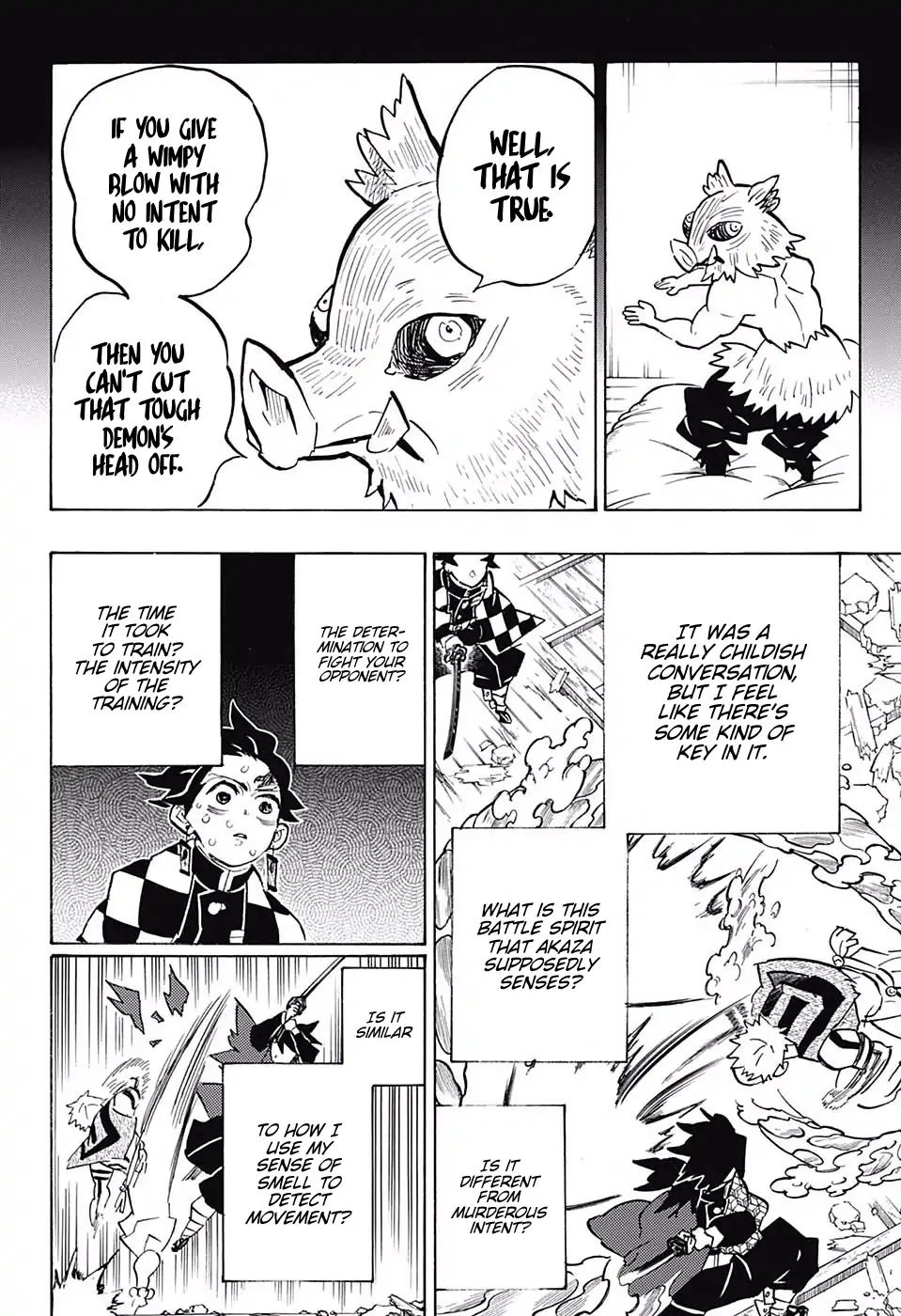 Demon Slayer Manga Chapter 150 page 14 - Noticing
