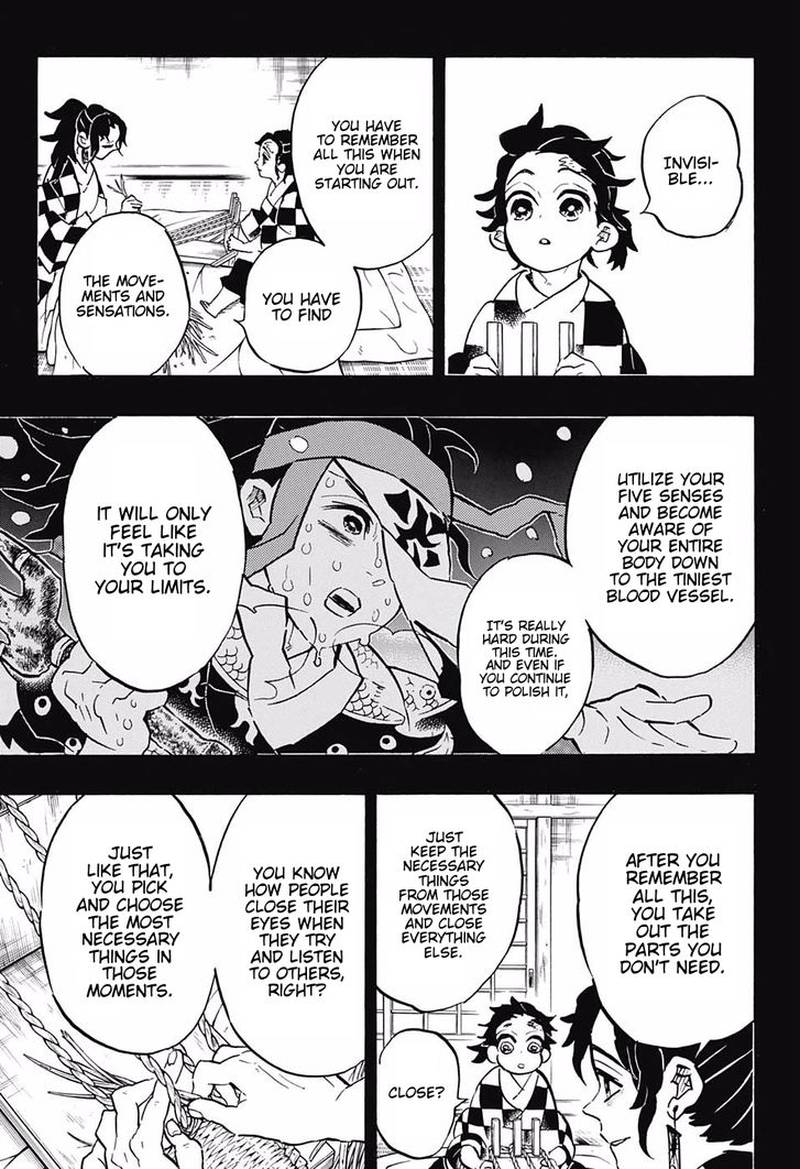 Demon Slayer Manga Chapter 151 page 5 - The Sound of Bells on a Snowy Moonlight Night
