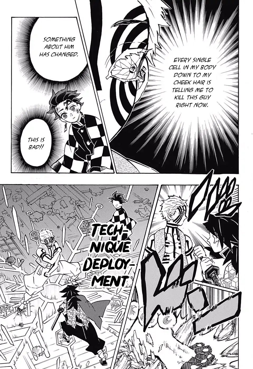 Demon Slayer Manga Chapter 152 page 12 - The Transparent World