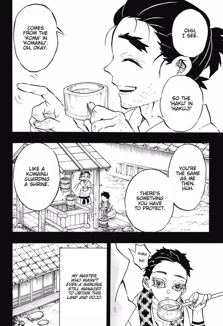 Demon Slayer Manga Chapter 155 page 4 - Useless Komainu