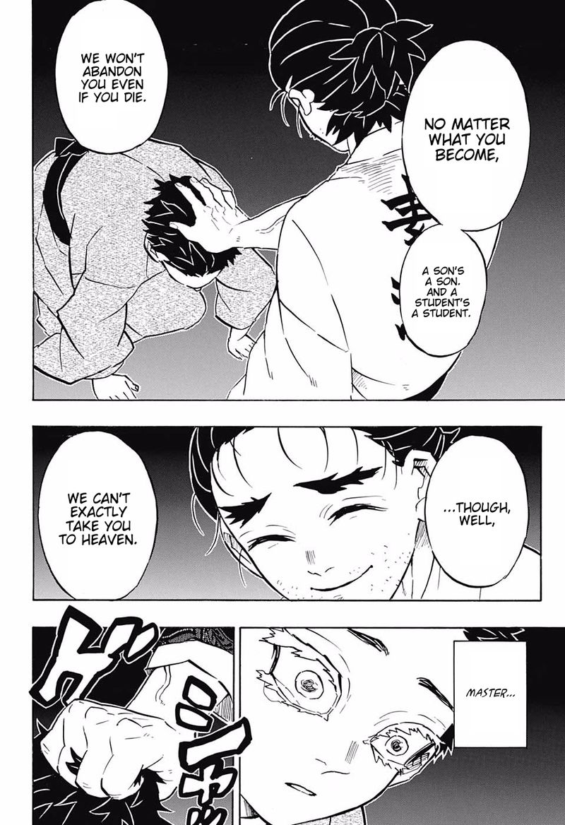 Demon Slayer Manga Chapter 156 page 16 - Thank You