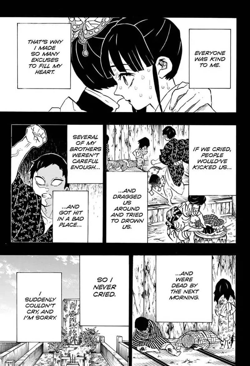 Demon Slayer Manga Chapter 163 page 15 - Overflowing Heart