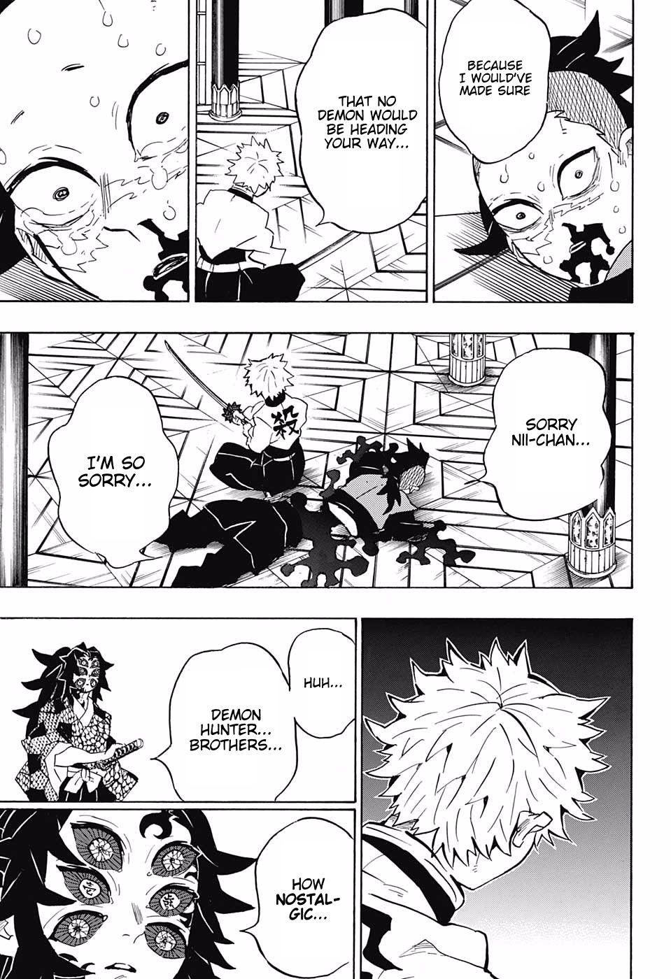 Demon Slayer Manga Chapter 166 page 15 - True Feelings