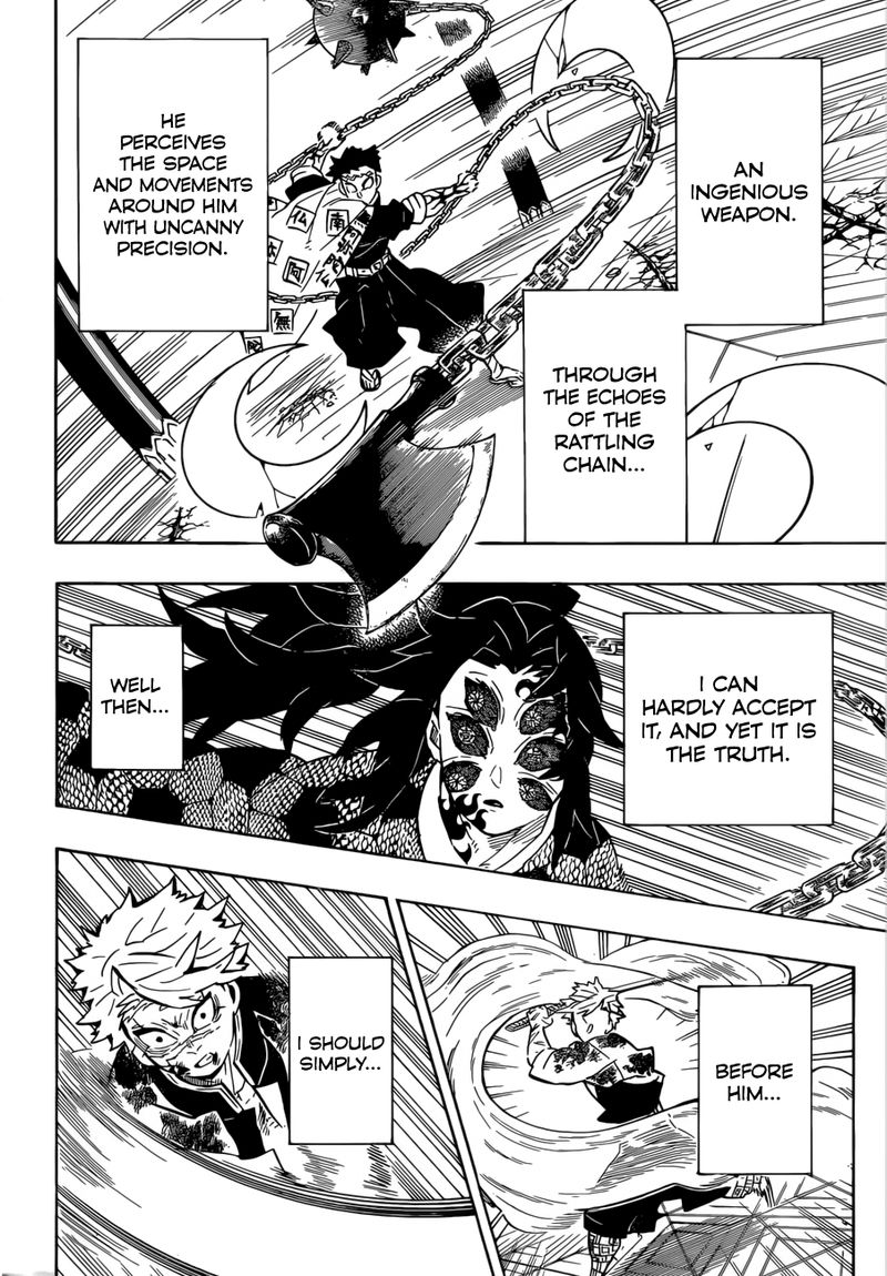 Demon Slayer Manga Chapter 171 page 6 - Transformation