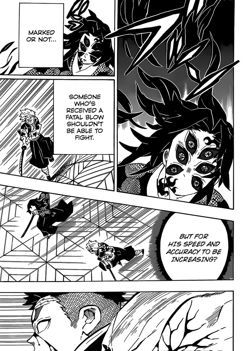 Demon Slayer Manga Chapter 171 page 9 - Transformation