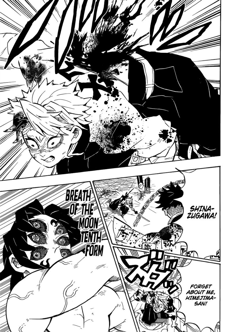 Demon Slayer Manga Chapter 172 page 11 - A Weakling's Potential