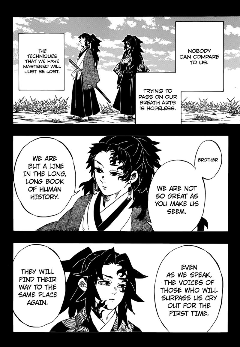 Demon Slayer Manga Chapter 175 page 19 - Respect for Future Generations