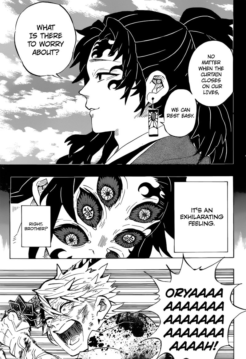 Demon Slayer Manga Chapter 175 page 20 - Respect for Future Generations