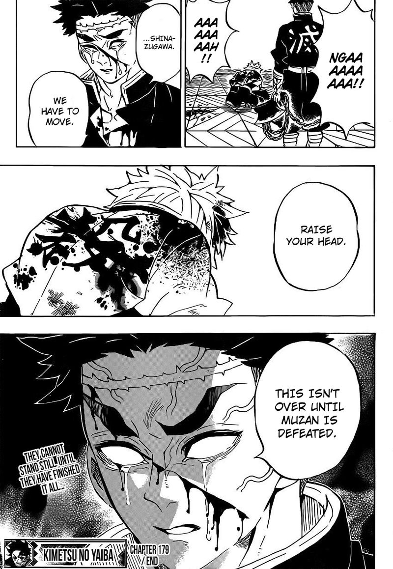 Demon Slayer Manga Chapter 179 page 19 - Feelings For Elder Brother, Feelings For Younger Brother