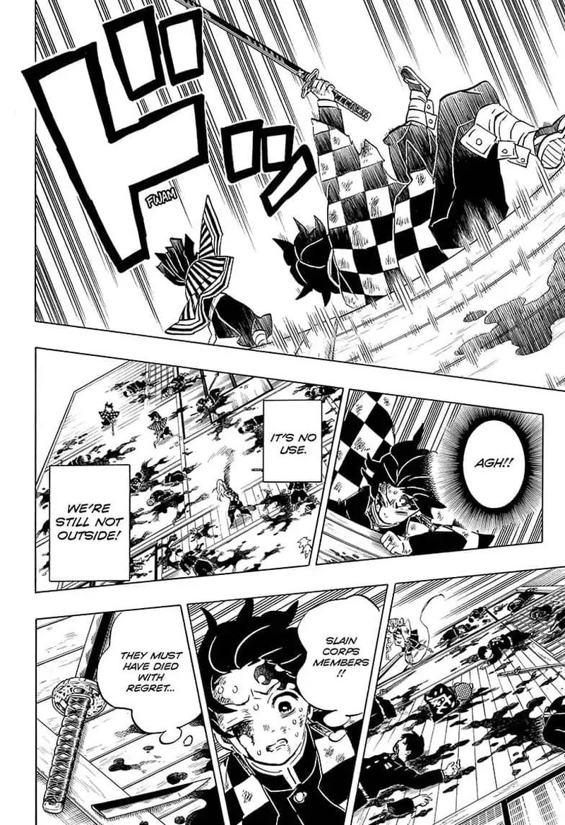 Demon Slayer Manga Chapter 183 page 14 - A Clash of Wills