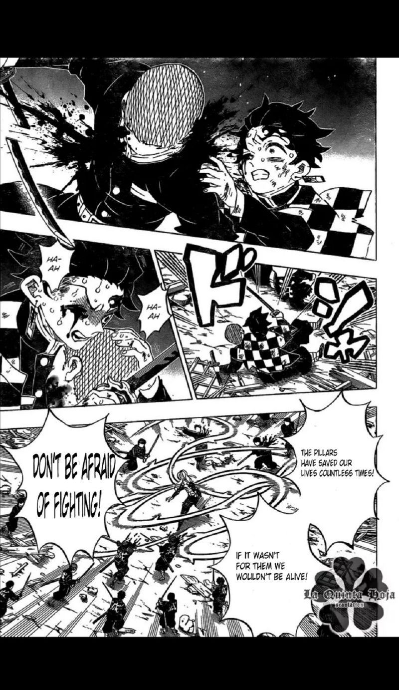 Demon Slayer Manga Chapter 184 page 14 - Leaving the Warfront