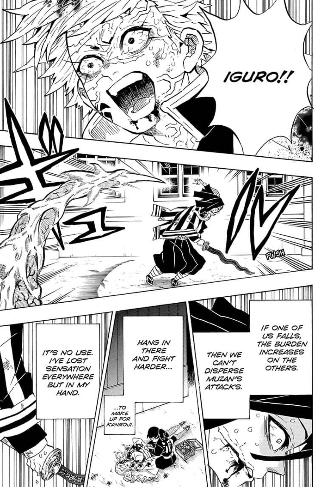 Demon Slayer Manga Chapter 190 page 3 - One After Another