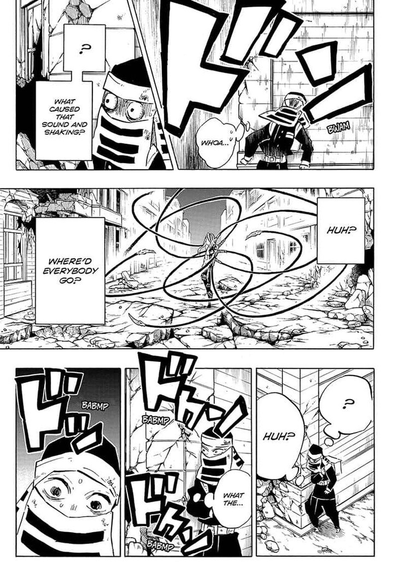 Demon Slayer Manga Chapter 191 page 13 - Which One of Us is the Demon