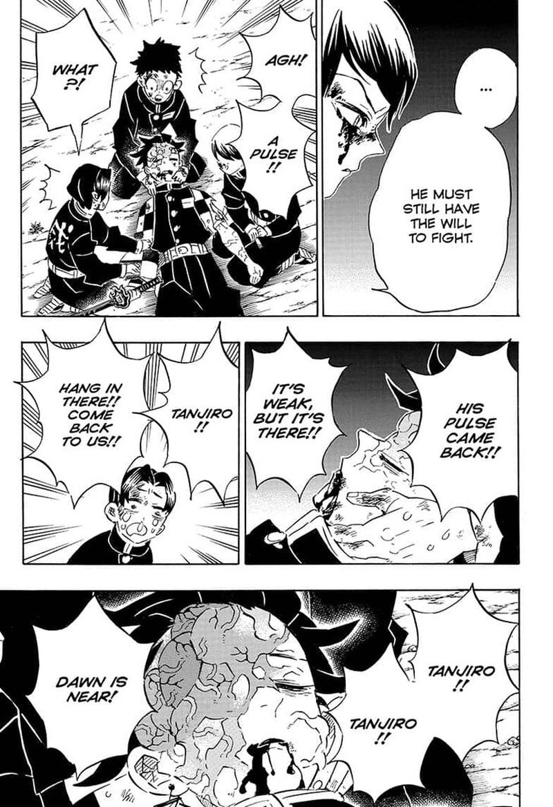 Demon Slayer Manga Chapter 191 page 3 - Which One of Us is the Demon