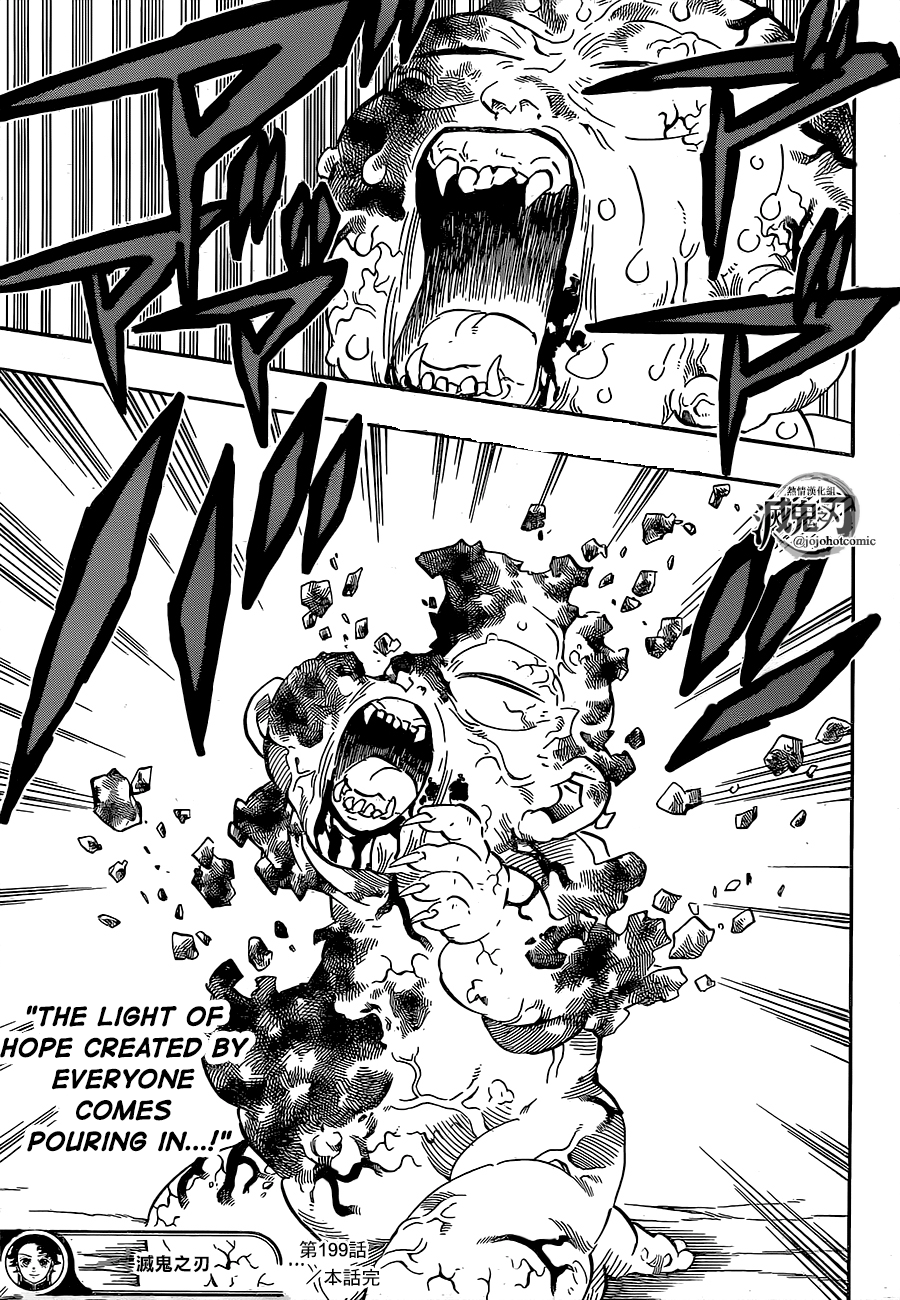 Demon Slayer Manga Chapter 199 page 19 - Millenial Dawn