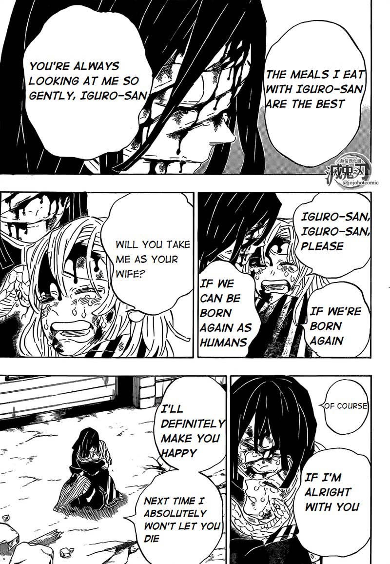Demon Slayer Manga Chapter 200 page 14 - The Price of Victory