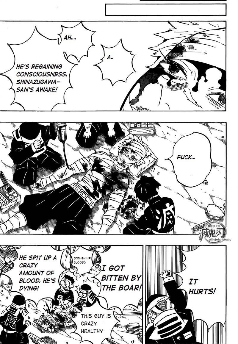 Demon Slayer Manga Chapter 200 page 18 - The Price of Victory