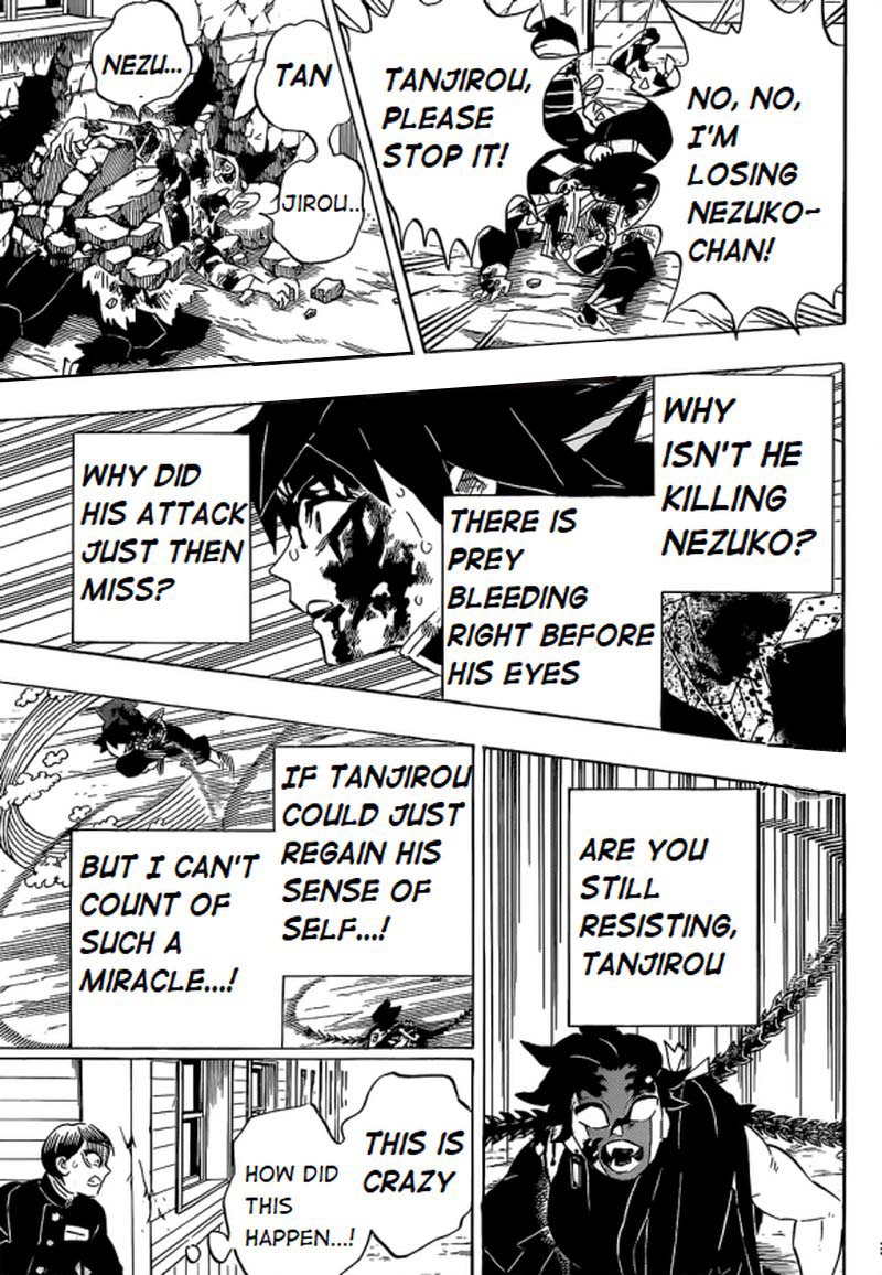 Demon Slayer Manga Chapter 202 page 13 - Let's Go Home