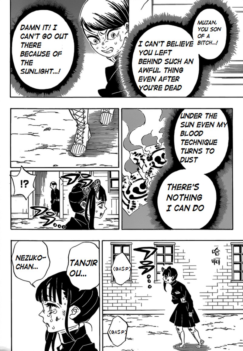 Demon Slayer Manga Chapter 202 page 14 - Let's Go Home