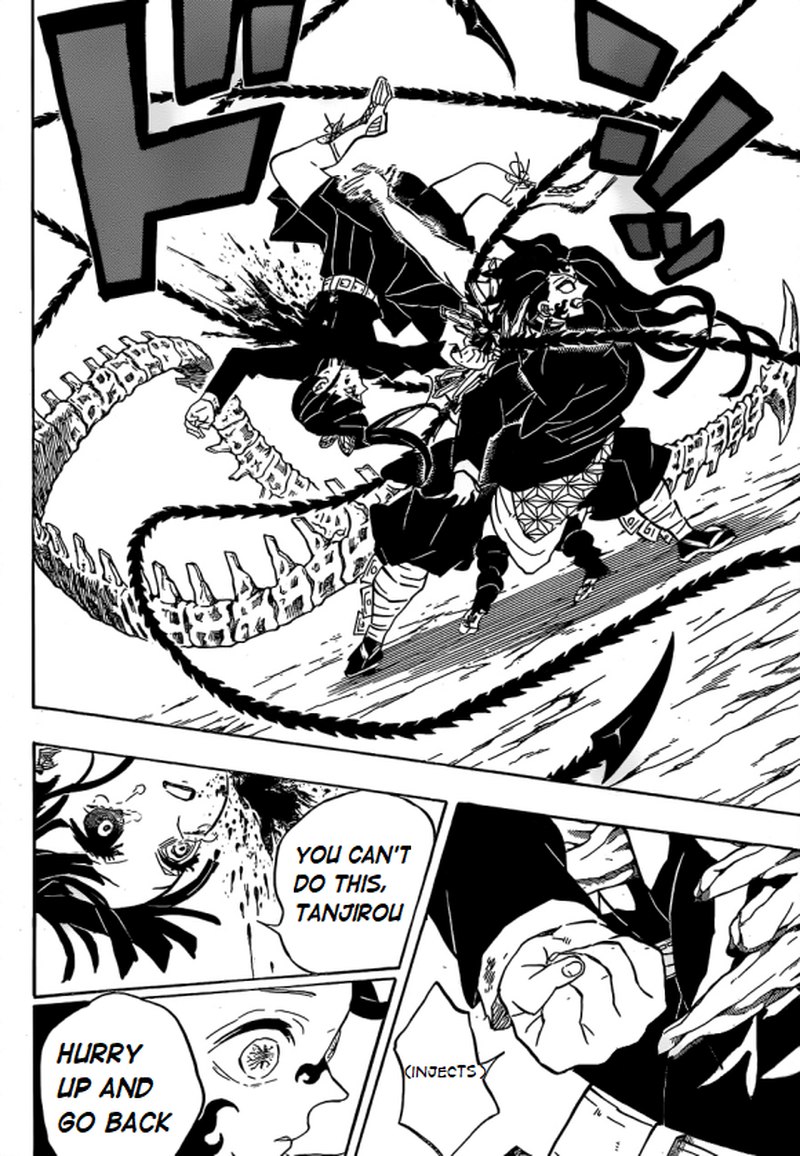 Demon Slayer Manga Chapter 202 page 18 - Let's Go Home