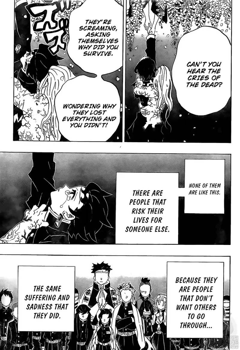 Demon Slayer Manga Chapter 203 page 10 - Voices of Encouragement