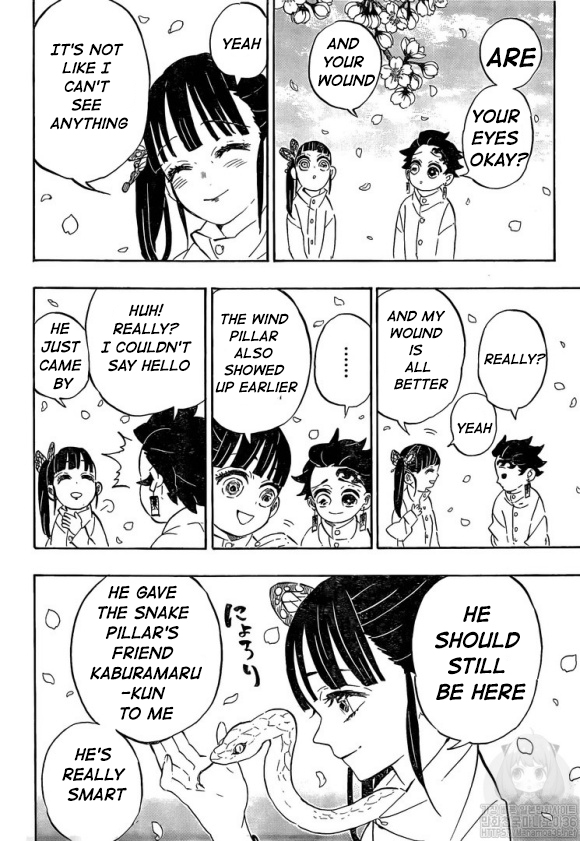 Demon Slayer Manga Chapter 204 page 18 - A World Without Demons