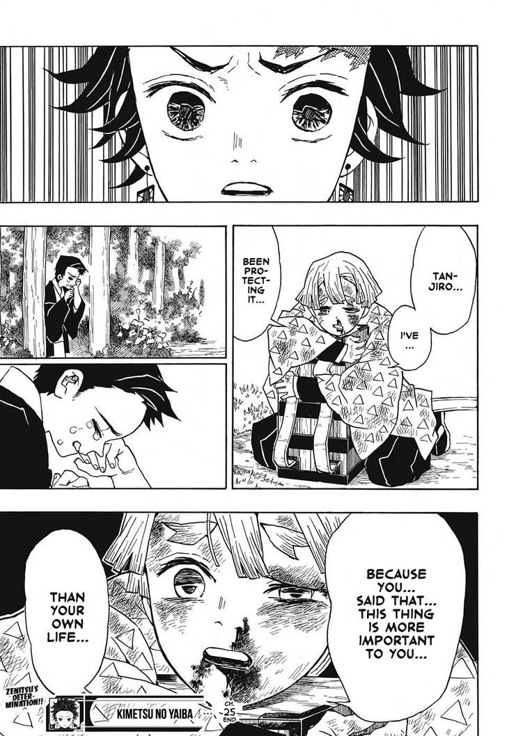 Demon Slayer Manga Chapter 25 page 19 - Believe in Yourself