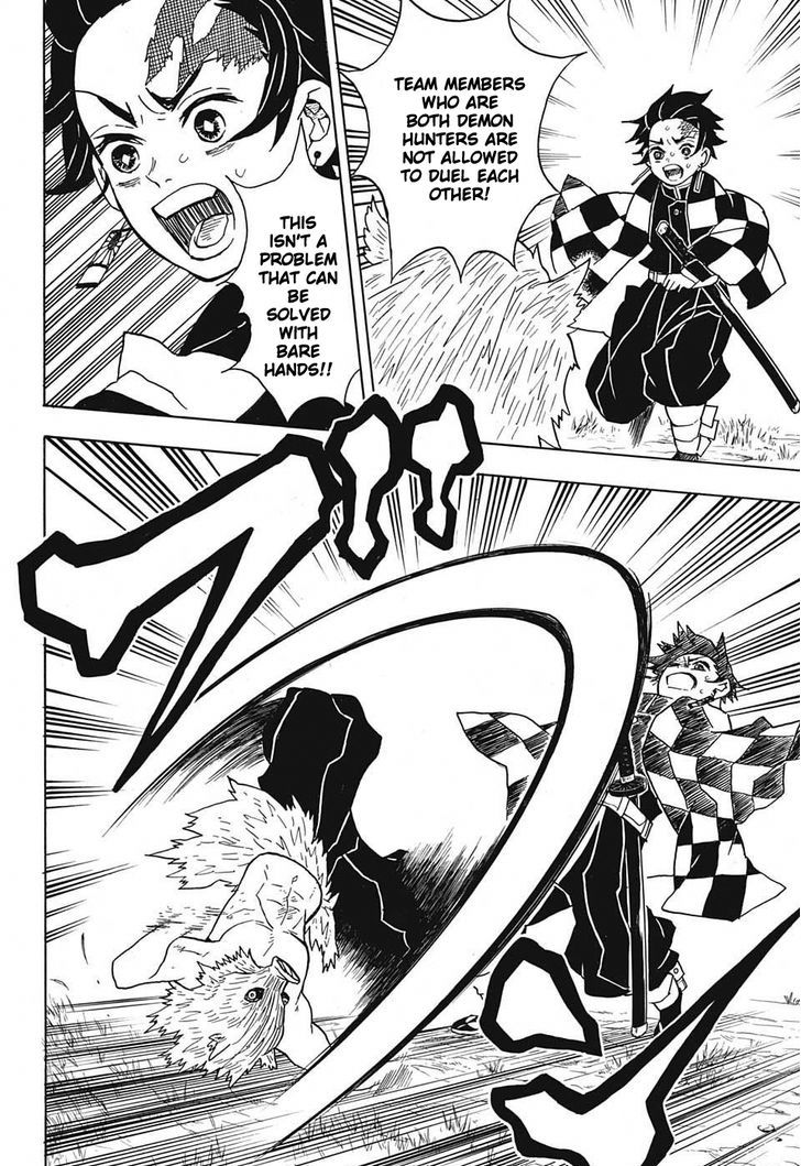 Demon Slayer Manga Chapter 26 page 12 - Barehanded Fight