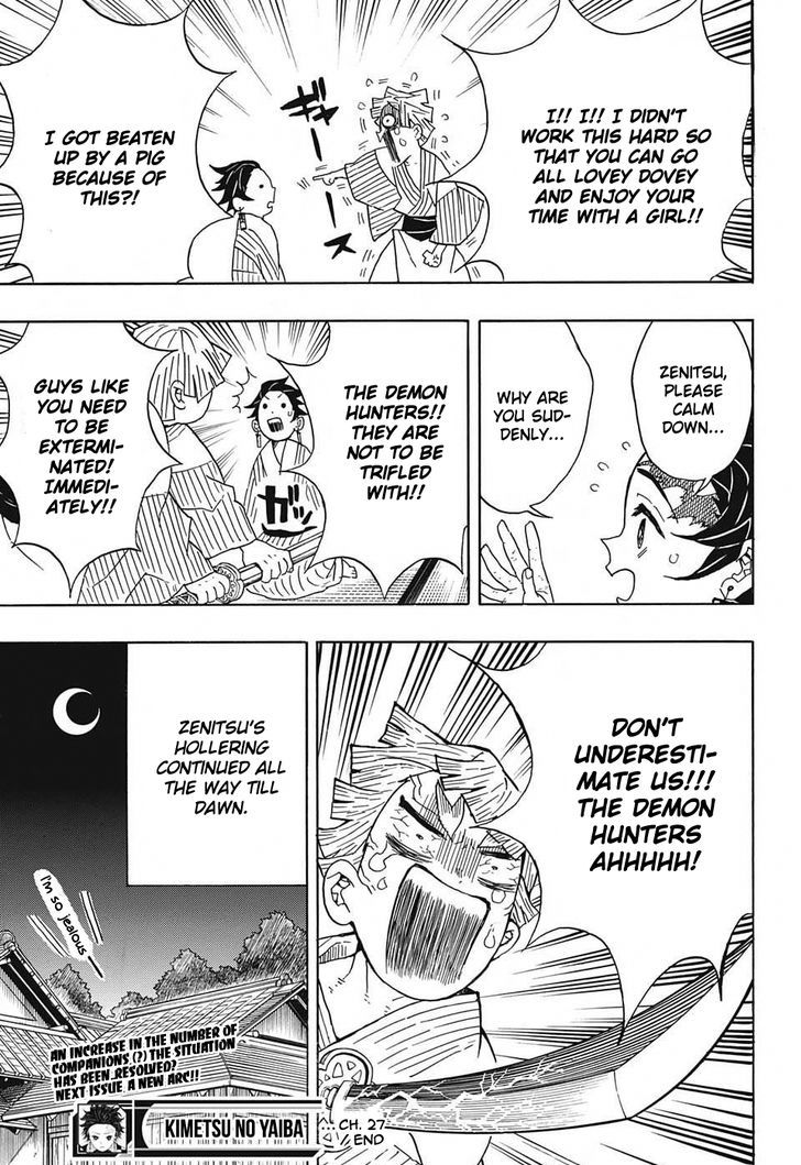 Demon Slayer Manga Chapter 27 page 19 - Inosuke Hashibira