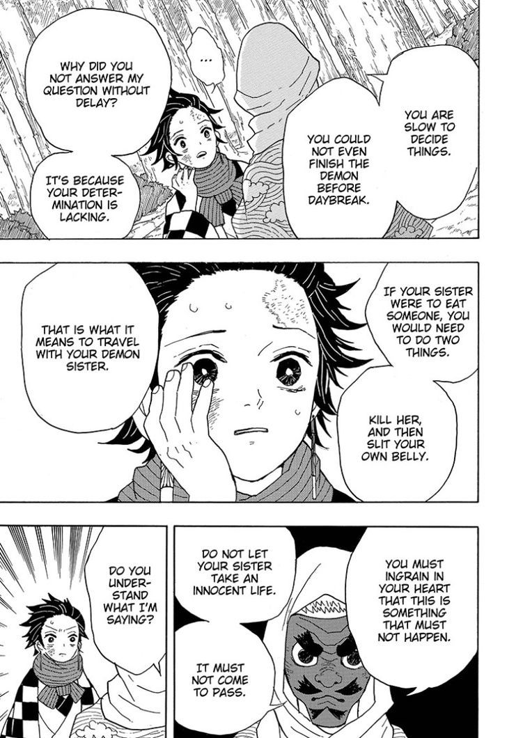 Demon Slayer Manga Chapter 3 page 11 - Return by Dawn