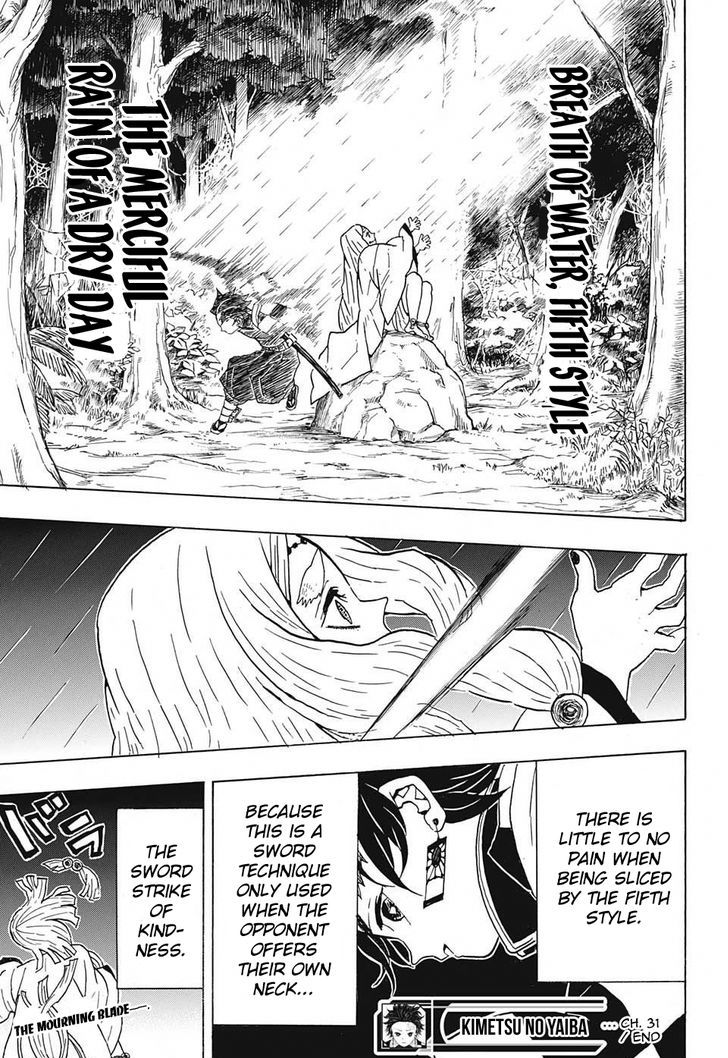 Demon Slayer Manga Chapter 31 page 19 - Letting Someone Else Go First