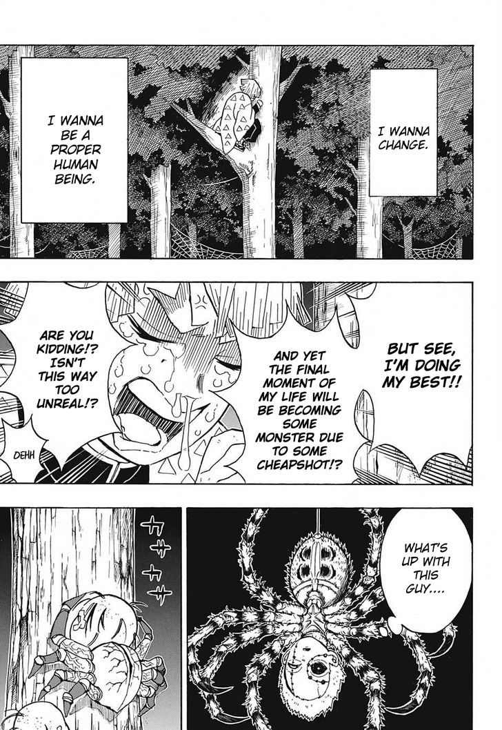 Demon Slayer Manga Chapter 33 page 9 - Suffering and Floundering as You Move Forward